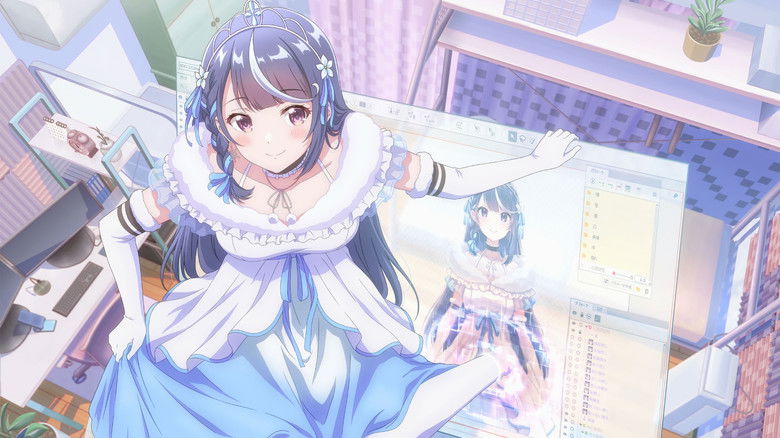 دانلود انیمه افسانه وی‌یوتیوبر VTuber Nandaga Haishin Kiri Wasuretara Densetsu ni Natteta